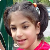 Одна счастливая девочка